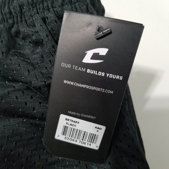 NWT CHAMPRO MESH‎ DIESEL SHORTS Color Black Size S - Picture 8 of 8